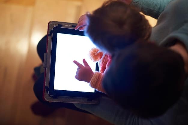 A behind-the-scenes shot of a special effects artist using a tablet to manipulate a virtual creature superimposed onto a live scene, demonstrating the integration of AR technology in modern filmmaking.