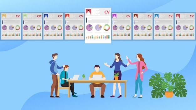A graph illustrating employee participation rates in different workplace wellness activities over a period of one year, with clear labels and data points showing trends, peaks, and valleys in engagement.