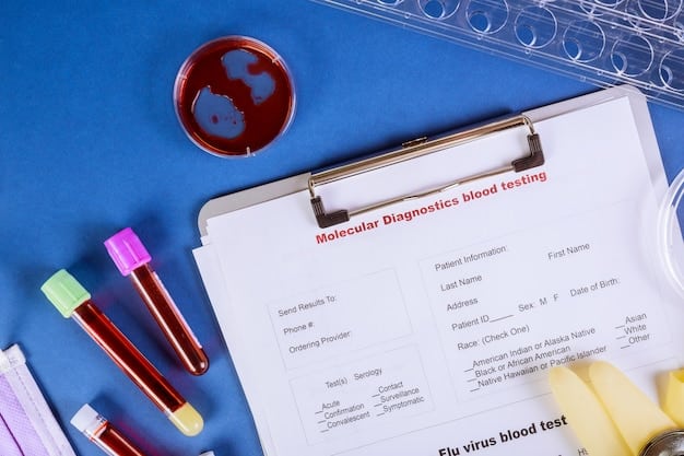A detailed blood test result report showing improvements in cholesterol levels, blood sugar, and inflammatory markers. The report has highlighted sections emphasizing the positive changes due to intermittent fasting.