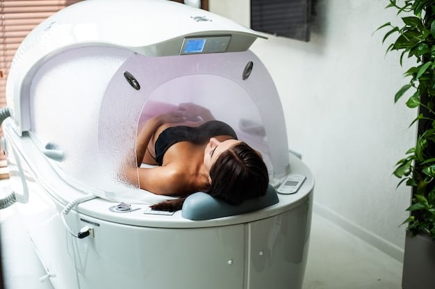 An image depicting a patient undergoing radiation therapy with advanced equipment. The image conveys precision and modern technology in cancer treatment.