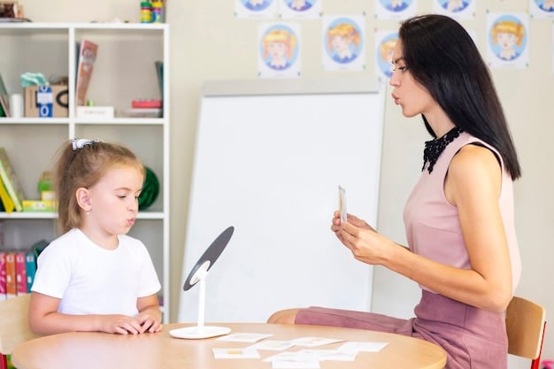 Children participating in a special education program, with a dedicated teacher providing individualized attention. The setting is a well-equipped classroom, showing the importance of specialized resources and support.