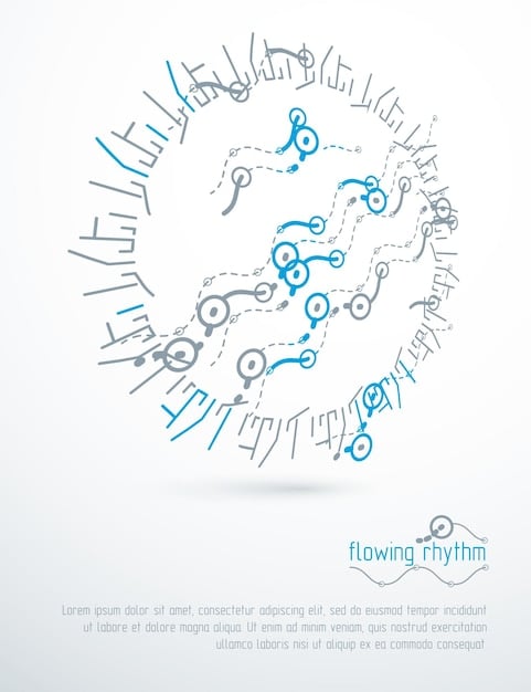 A stylized graphic of interconnected gears representing the global supply chain, with some gears moving smoothly and others jammed, illustrating efficiency and bottlenecks.