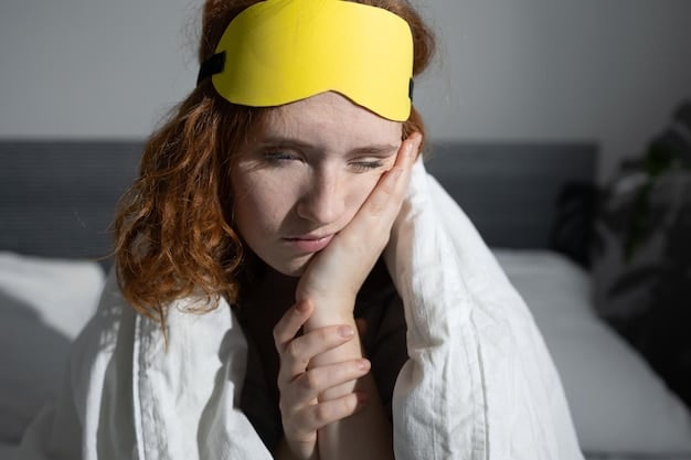 A person looking tired and drained, with dark circles under their eyes, symbolizing the negative long-term health impacts of poor sleep.