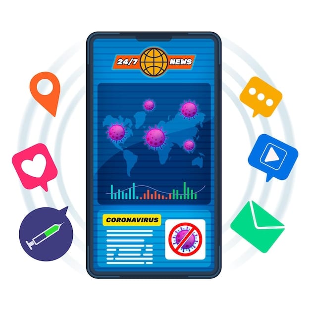 A digital illustration depicting various communication channels, such as a smartphone displaying an emergency alert, a laptop showing a government website, and a television screen with a news broadcast. The illustration emphasizes the importance of staying connected and informed through reliable sources during Alert: National Security Threat Level Raised - Stay Vigilant and Report Suspicious Activity. The color scheme is bright and modern.