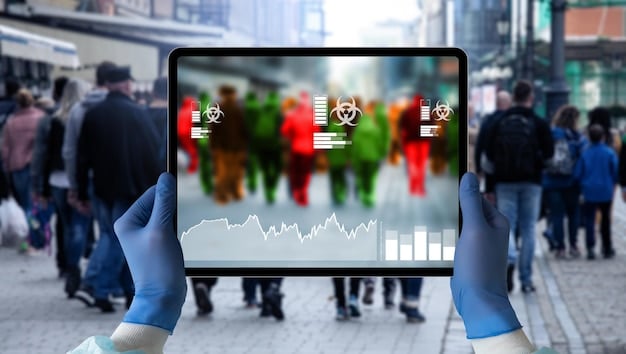 A digital display showing the Consumer Price Index (CPI) graph trending upwards, with news headlines highlighting 